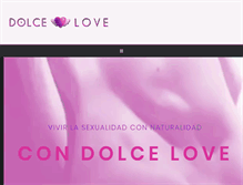 Tablet Screenshot of dolcelove.es